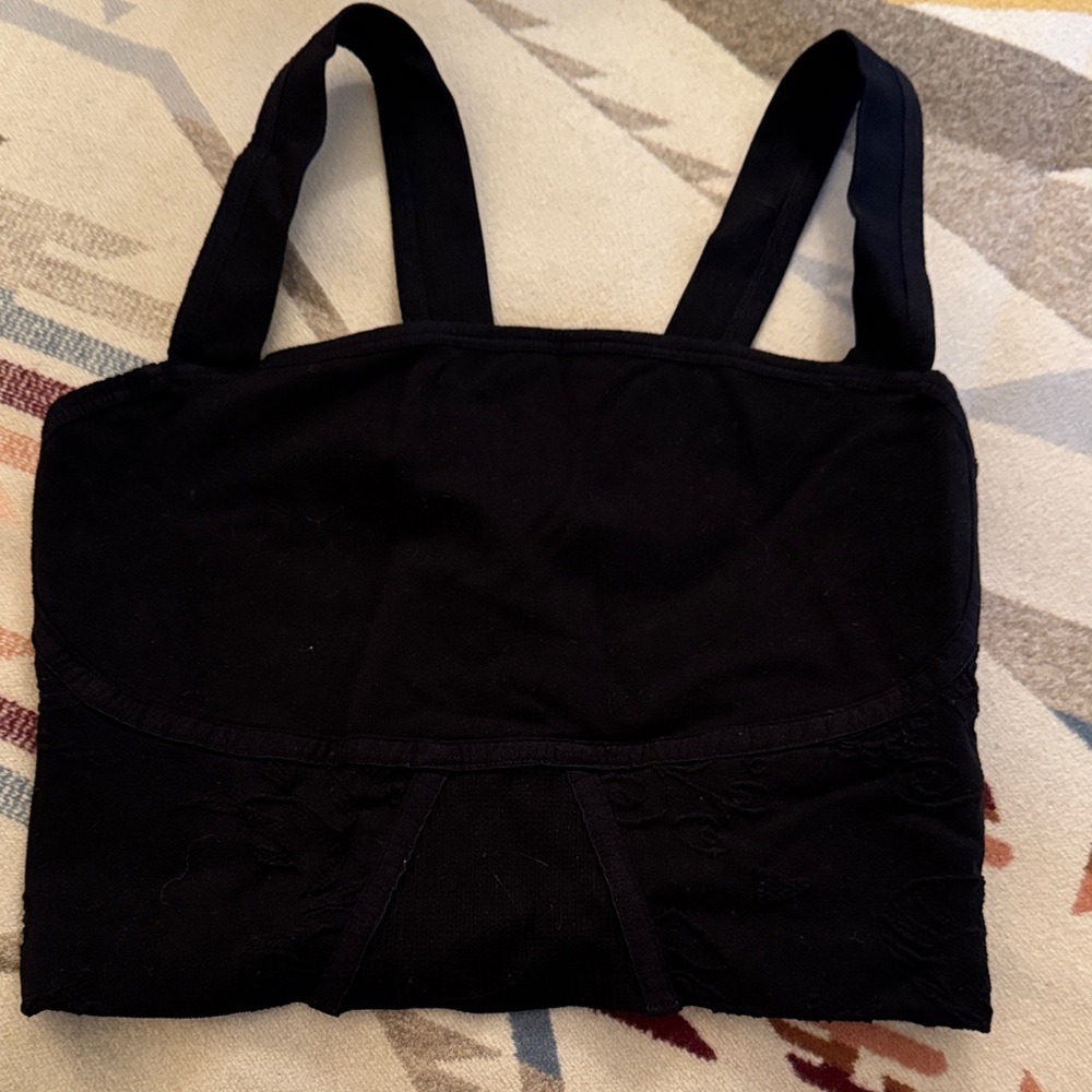 NUX Black Strappy Top